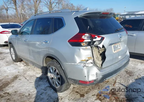 2017 Nissan Rogue Sv z USA, uszkodzony, nr VIN KNMAT2MV9HP512520